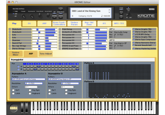 Claviers & Pianos - WORKSTATIONS - Korg - KOH KROME-88 - Royez Musik