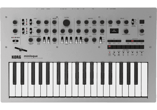 Claviers & Pianos - SYNTHÉTISEURS - Korg - KOH MINILOGUE - Royez Musik