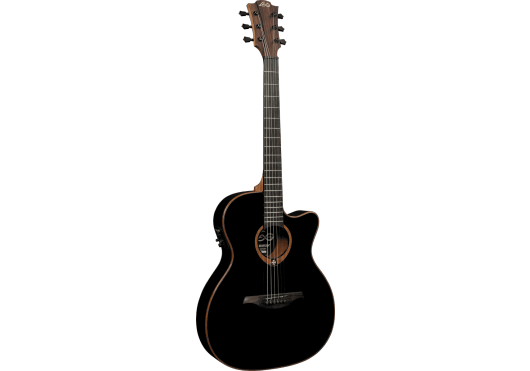 Guitares & Co - GUITARES ACOUSTIQUES - 6 CORDES - Lâg - GLA T100ASCE-BLK - Royez Musik