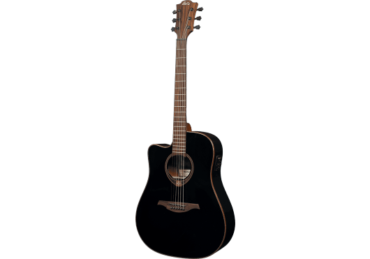 Guitares & Co - GUITARES ACOUSTIQUES - 6 CORDES - Lâg - GLA TL118DCE-BLK - Royez Musik