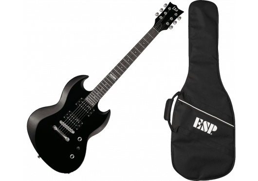 Guitares & Co - GUITARES ELECTRIQUES - GUITARES SOLID BODY - LTD - GES VIPER10KIT-BLK - Royez Musik