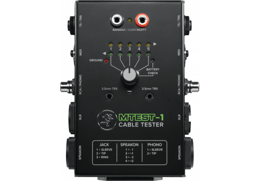 Audio - PÉRIPHÉRIQUES AUDIO - TESTEURS - Mackie - SMK MTEST-1 - Royez Musik