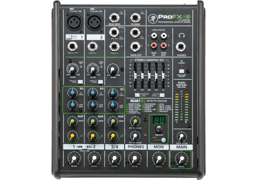 Audio - MIXAGE - CONSOLES DE MIXAGE - Mackie - SMK PROFX4V2 - Royez Musik