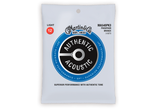 Cordes - CORDES GUITARES ACOUSTIQUES - JEU COMPLET - Martin - CMA MA540PK3 - Royez Musik