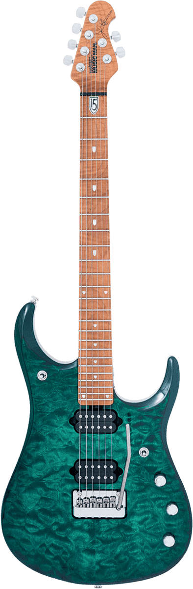 Guitares & Co - GUITARES ELECTRIQUES - GUITARES SOLID BODY - MUSIC MAN - GMM JP150-TQ-RMM-0-C - Royez Musik