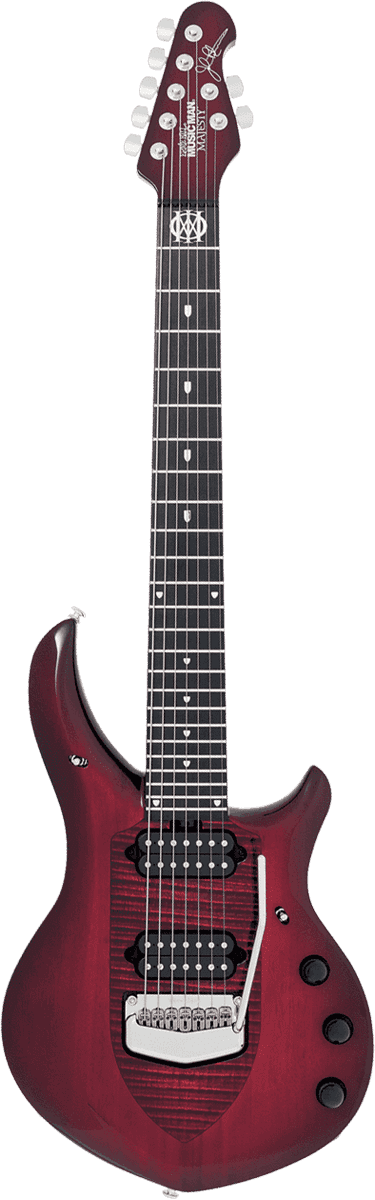 Guitares & Co - GUITARES ELECTRIQUES - GUITARES SOLID BODY - MUSIC MAN - GMM MAJ7-RRD-RME-0-C - Royez Musik