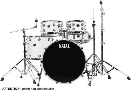 Batteries & Percussions - BATTERIES ACOUSTIQUES - Natal - PNA KAR-UF22-WHT - Royez Musik