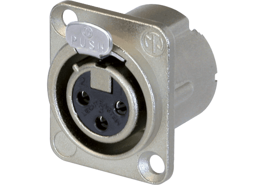 Accessoires - CONNECTEURS - FICHES & EMBASES - Neutrik - ENE NC3FD-LX - Royez Musik