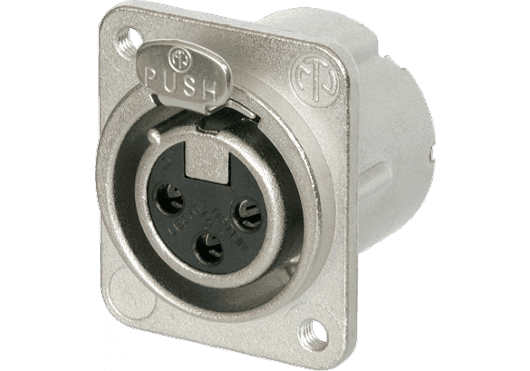 Accessoires - CONNECTEURS - FICHES & EMBASES - Neutrik - ENE NC3FD-LX-M3 - Royez Musik