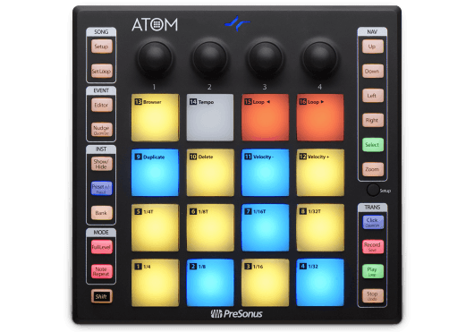 Audio - MACHINES - SURFACES DE CONTROLE - PreSonus - RPR ATOM - Royez Musik