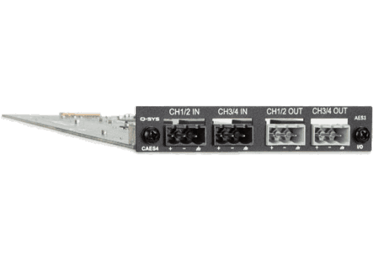 Audio - MATRICES - MATRICES DSP / Q-SYS - PÉRIPHÉRIQUES RÉSEAU - QSC Systems - SQS CAES4-TYPE2 - Royez Musik