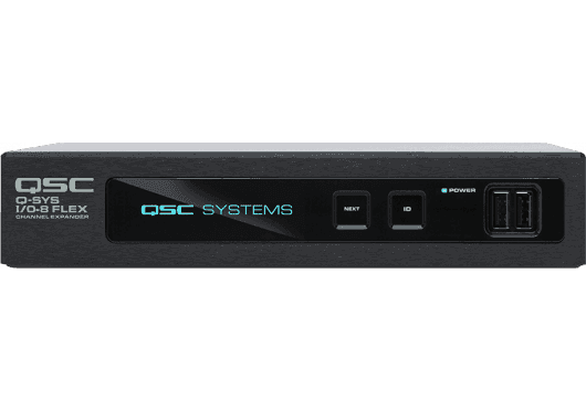 Audio - MATRICES - MATRICES DSP / Q-SYS - PÉRIPHÉRIQUES RÉSEAU - QSC Systems - SQS IO-8FLEX - Royez Musik