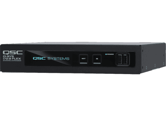 Audio - MATRICES - MATRICES DSP / Q-SYS - PÉRIPHÉRIQUES RÉSEAU - QSC Systems - SQS IO-8FLEX - Royez Musik