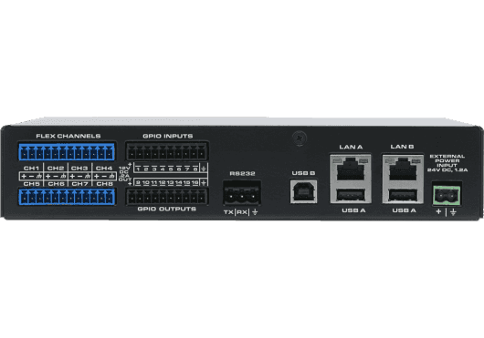 Audio - MATRICES - MATRICES DSP / Q-SYS - PÉRIPHÉRIQUES RÉSEAU - QSC Systems - SQS IO-8FLEX - Royez Musik