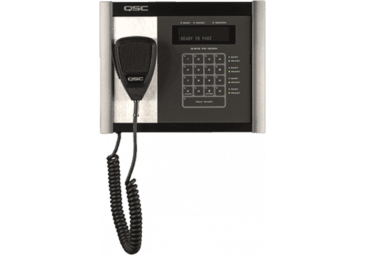 Audio - MATRICES - MATRICES DSP / Q-SYS - STATIONS D'APPEL - QSC Systems - SQS PS-1650H - Royez Musik