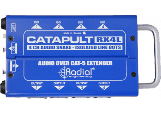 Audio - CÂBLES & CO - MULTIPAIRE - Radial - SRA CATAPULT-RX4L - Royez Musik
