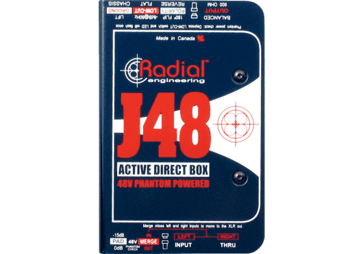 Audio - PÉRIPHÉRIQUES AUDIO - BOITES DE DIRECT - Radial - SRA J48 - Royez Musik