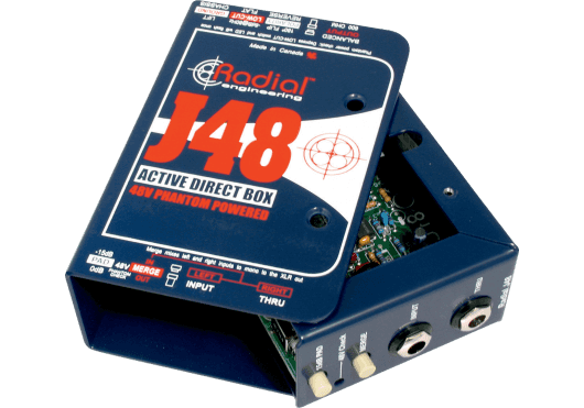 Audio - PÉRIPHÉRIQUES AUDIO - BOITES DE DIRECT - Radial - SRA J48 - Royez Musik