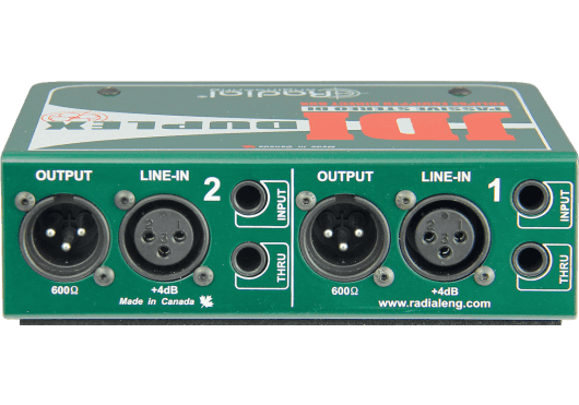 Audio - PÉRIPHÉRIQUES AUDIO - BOITES DE DIRECT - Radial - SRA JDI-DUPLEX - Royez Musik