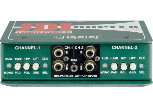 Audio - PÉRIPHÉRIQUES AUDIO - BOITES DE DIRECT - Radial - SRA JDI-DUPLEX - Royez Musik
