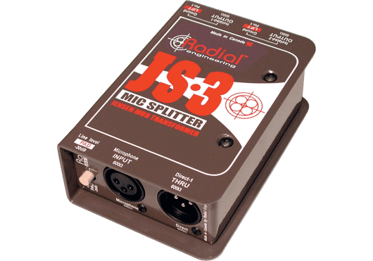 Audio - ACCESSOIRES AUDIO - SWITCH - SPLITTER - Radial - SRA JS3 - Royez Musik