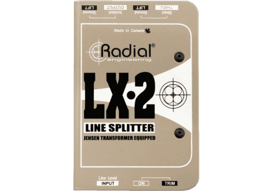 Audio - ACCESSOIRES AUDIO - SWITCH - SPLITTER - Radial - SRA LX2 - Royez Musik