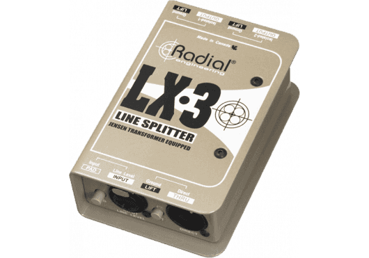 Audio - ACCESSOIRES AUDIO - SWITCH - SPLITTER - Radial - SRA LX3 - Royez Musik