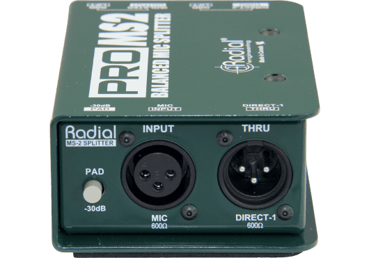 Audio - PÉRIPHÉRIQUES AUDIO - BOITES DE DIRECT - Radial - SRA PRO-MS2 - Royez Musik