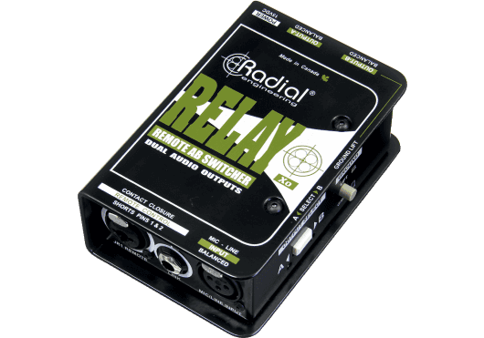 Audio - ACCESSOIRES AUDIO - SWITCH - SPLITTER - Radial - SRA RELAY-XO - Royez Musik