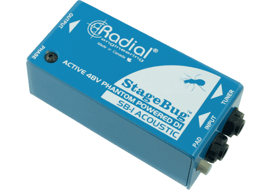 Audio - PÉRIPHÉRIQUES AUDIO - BOITES DE DIRECT - Radial - SRA SB-1-ACOUSTIC - Royez Musik