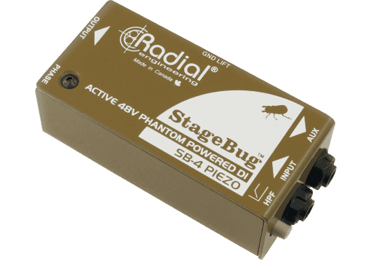 Audio - PÉRIPHÉRIQUES AUDIO - BOITES DE DIRECT - Radial - SRA SB-4-PIEZO - Royez Musik