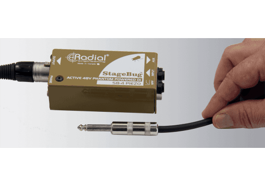 Audio - PÉRIPHÉRIQUES AUDIO - BOITES DE DIRECT - Radial - SRA SB-4-PIEZO - Royez Musik