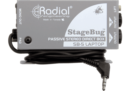 Audio - PÉRIPHÉRIQUES AUDIO - BOITES DE DIRECT - Radial - SRA SB-5-LAPTOP - Royez Musik