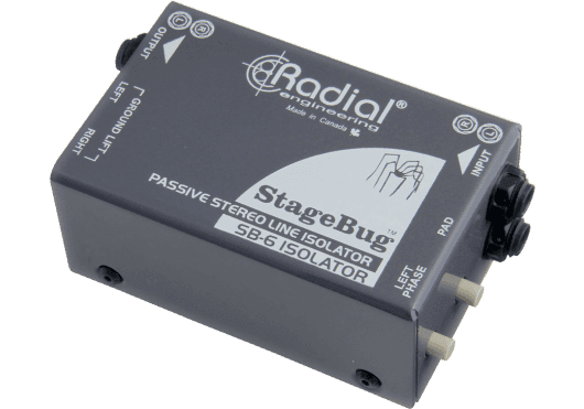 Audio - ACCESSOIRES AUDIO - ISOLATEURS - Radial - SRA SB-6-ISOLATOR - Royez Musik