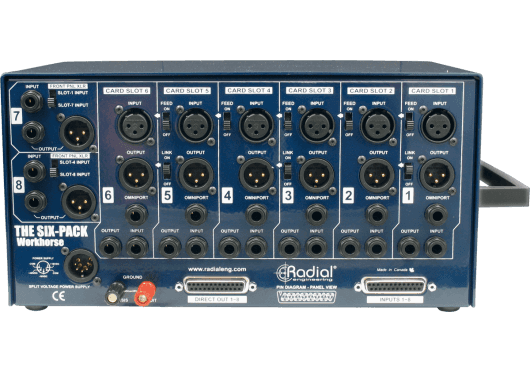 Audio - STUDIO - Radial - SRA SIXPACK - Royez Musik