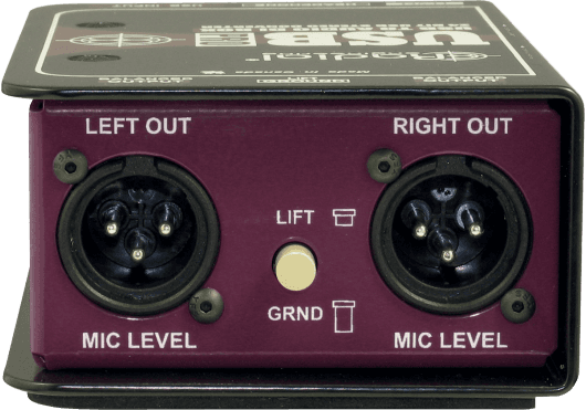 Audio - PÉRIPHÉRIQUES AUDIO - BOITES DE DIRECT - Radial - SRA USB-PRO - Royez Musik