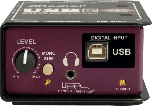 Audio - PÉRIPHÉRIQUES AUDIO - BOITES DE DIRECT - Radial - SRA USB-PRO - Royez Musik
