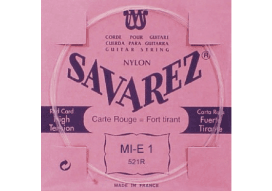 Cordes - CORDES GUITARES CLASSIQUES - A L'UNITE - Savarez - CSA 521R - Royez Musik