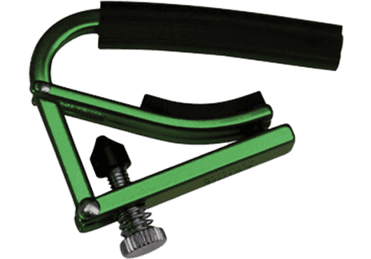 Guitares & co - ACCESSOIRES - CAPODASTRES - GUITARE ACOUSTIQUE/ELECTRIQUE - Shubb - ASB L1 VERT - Royez Musik