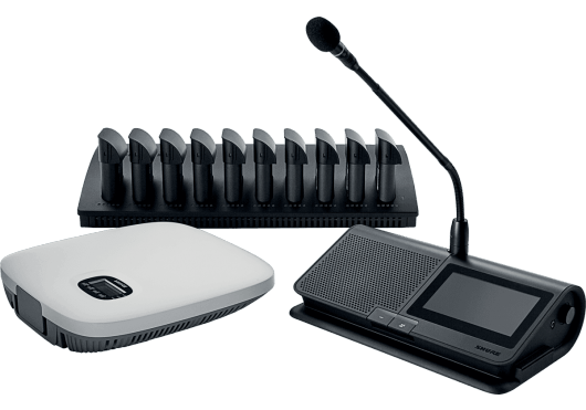 Audio - SYSTEMES DE CONFERENCE - MICROFLEX COMPLETE WIRELESS - Shure - SSI MXCWNCS-E - Royez Musik