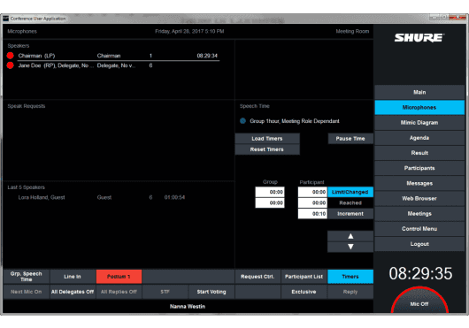 Audio - SYSTEMES DE CONFERENCE - MICROFLEX COMPLETE - Shure - SSI SW6000-ADV - Royez Musik