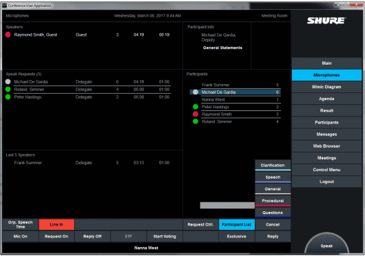 Audio - SYSTEMES DE CONFERENCE - MICROFLEX COMPLETE - Shure - SSI SW6000-CUA - Royez Musik