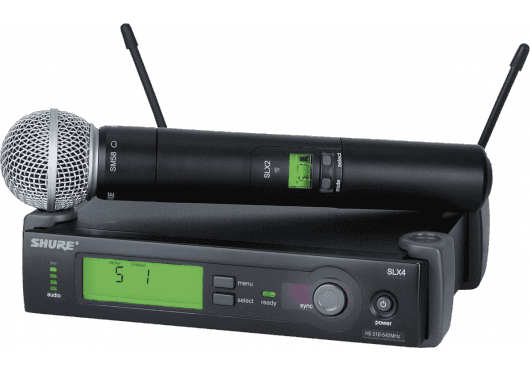 Audio - SYSTEMES HF - Shure - SSX SLX24E-SM58-L4 - Royez Musik