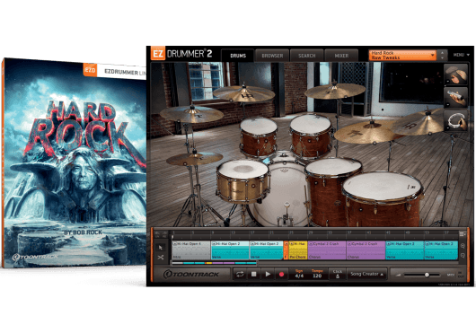 Logiciels - EZ DRUMMER - EXTENSIONS - Toontrack - OTO HARDROCKEZX-SN - Royez Musik