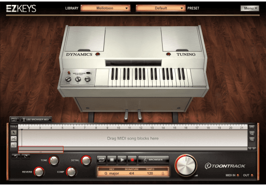 Logiciels - EZ KEYS - LOGICIEL - Toontrack - OTO MELLOTOON - Royez Musik