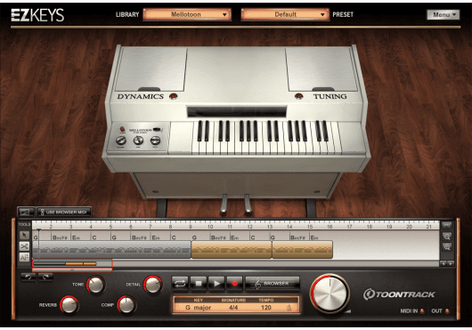 Logiciels - EZ KEYS - LOGICIEL - Toontrack - OTO MELLOTOON - Royez Musik