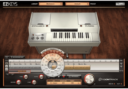 Logiciels - EZ KEYS - LOGICIEL - Toontrack - OTO MELLOTOON - Royez Musik