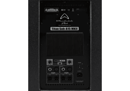 Audio - ENCEINTES & CO - CAISSONS - Wharfedale Pro - SWH TITAN-SUB-A15-BK-MKII - Royez Musik