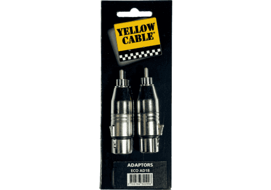 Accessoires - CONNECTEURS - ADAPTATEURS - Yellow Cable - ECO AD18 - Royez Musik